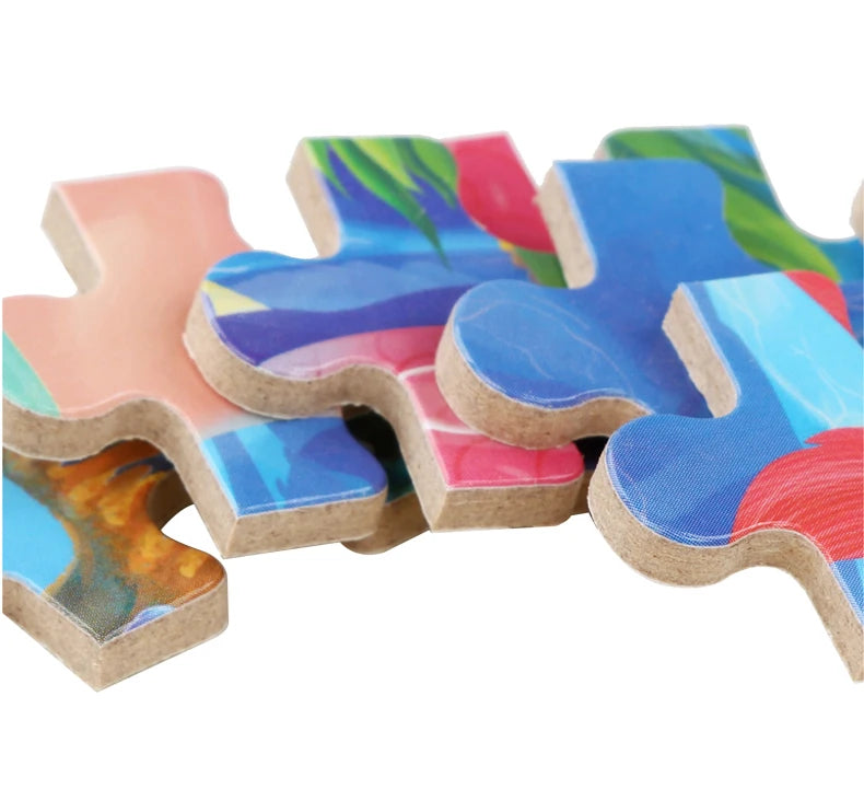 Puzzles 60 Pièces pour Enfants Cartoon Animal Jeu Apprentissage