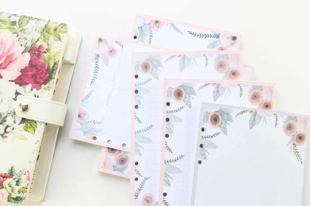 Flower Leaf Refill for A6\A5 Ring Binder/Notebook