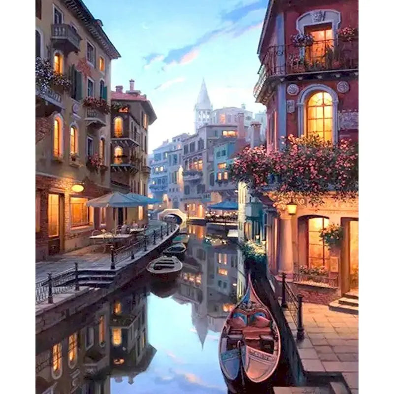 Painting by numbers famous cities