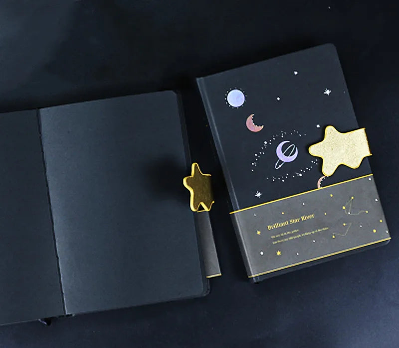 Black pages notebook