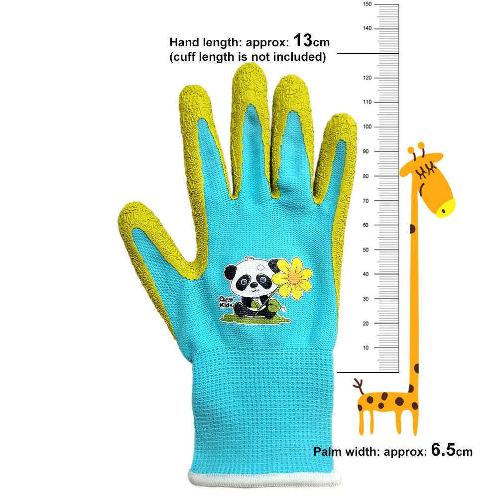 Gardening gloves for children aged 3 to 12 years