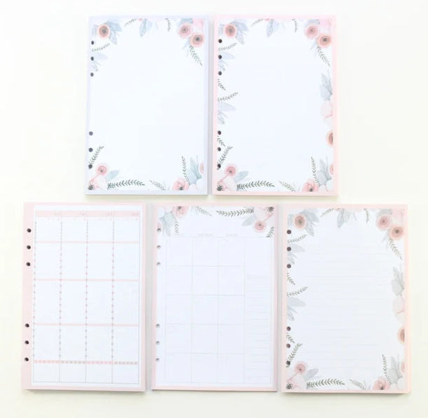 Flower Leaf Refill for A6\A5 Ring Binder/Notebook