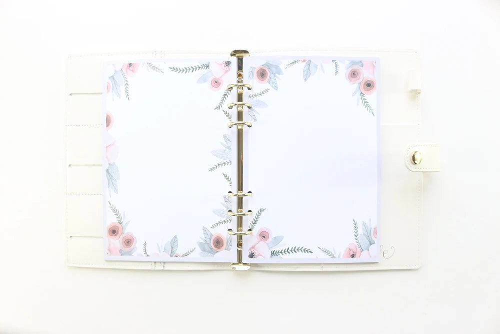 Flower Leaf Refill for A6\A5 Ring Binder/Notebook