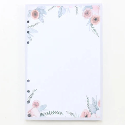 Flower Leaf Refill for A6\A5 Ring Binder/Notebook