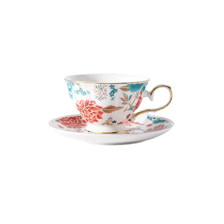 Taza de flores chinas