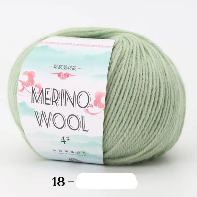 Ovillo de lana Merino 50gr/130m ropa bebe