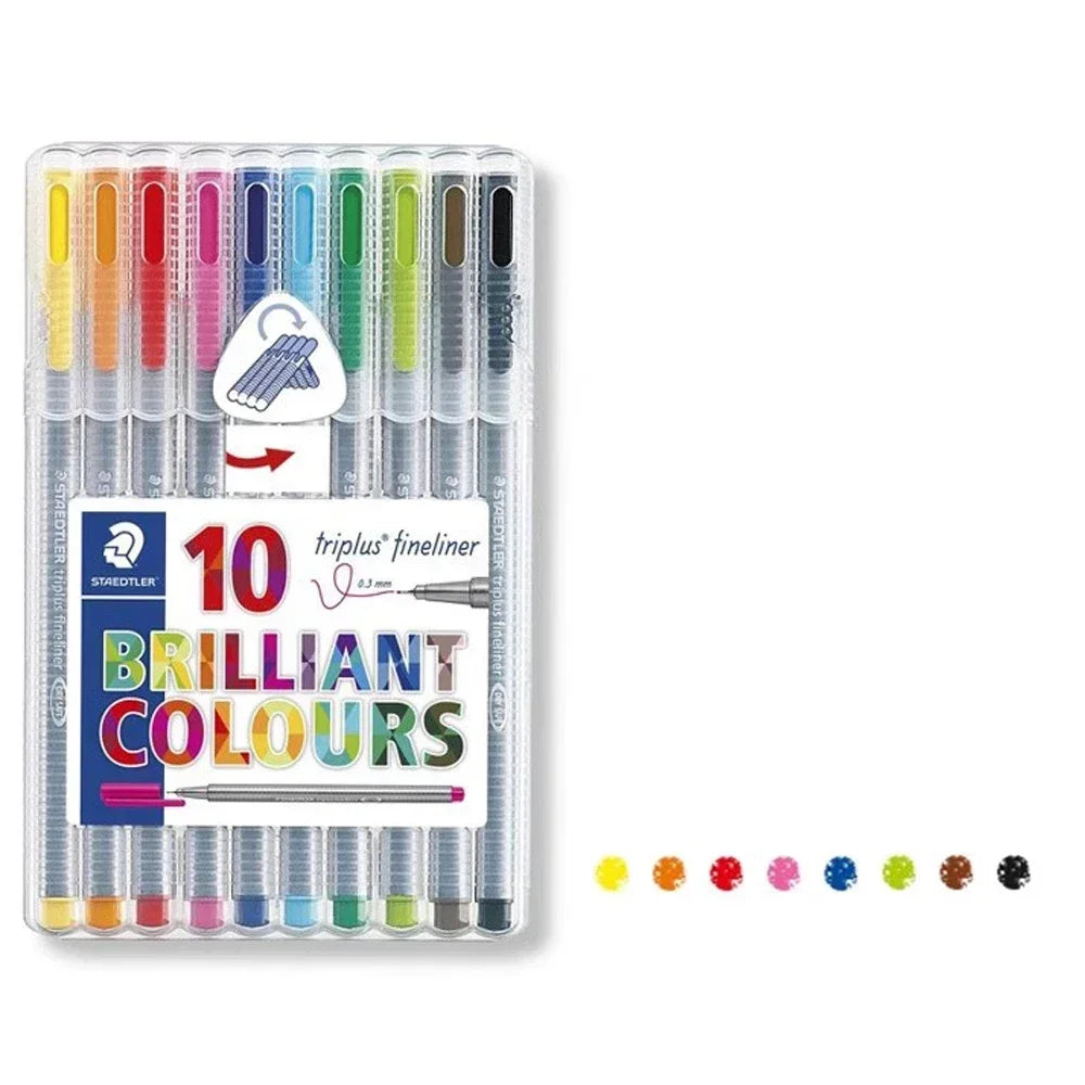 10 ou 20 Stylos gel brillants Staedtle 0.3mm