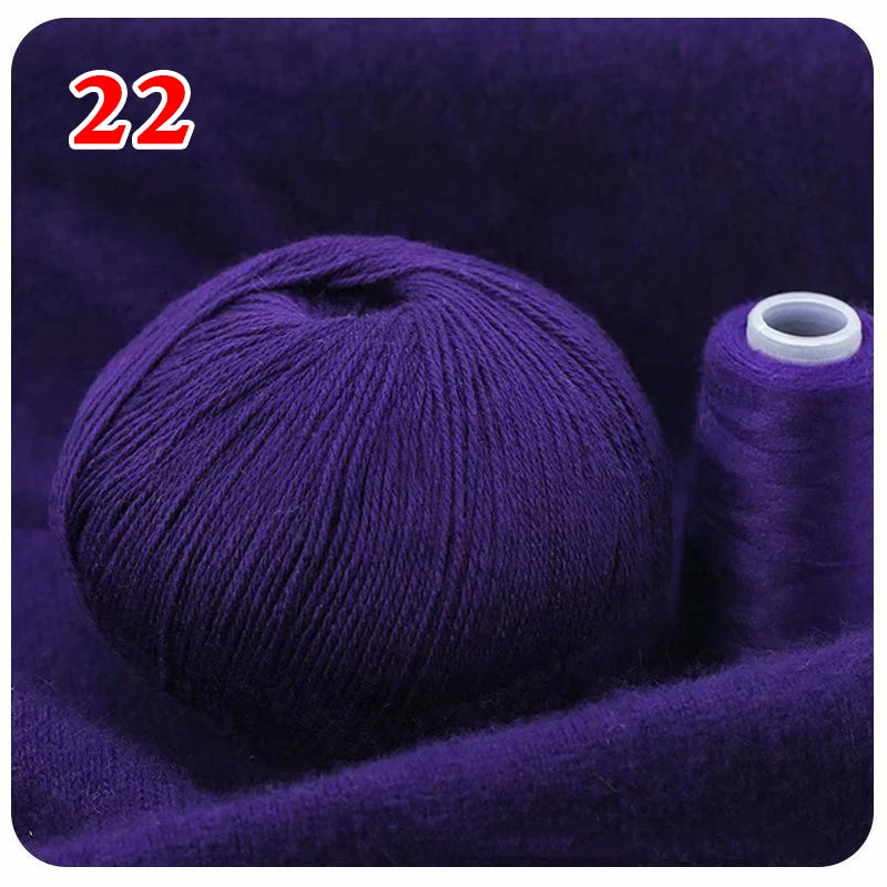 100% Mongolian cashmere wool ball 70gr Several colors available