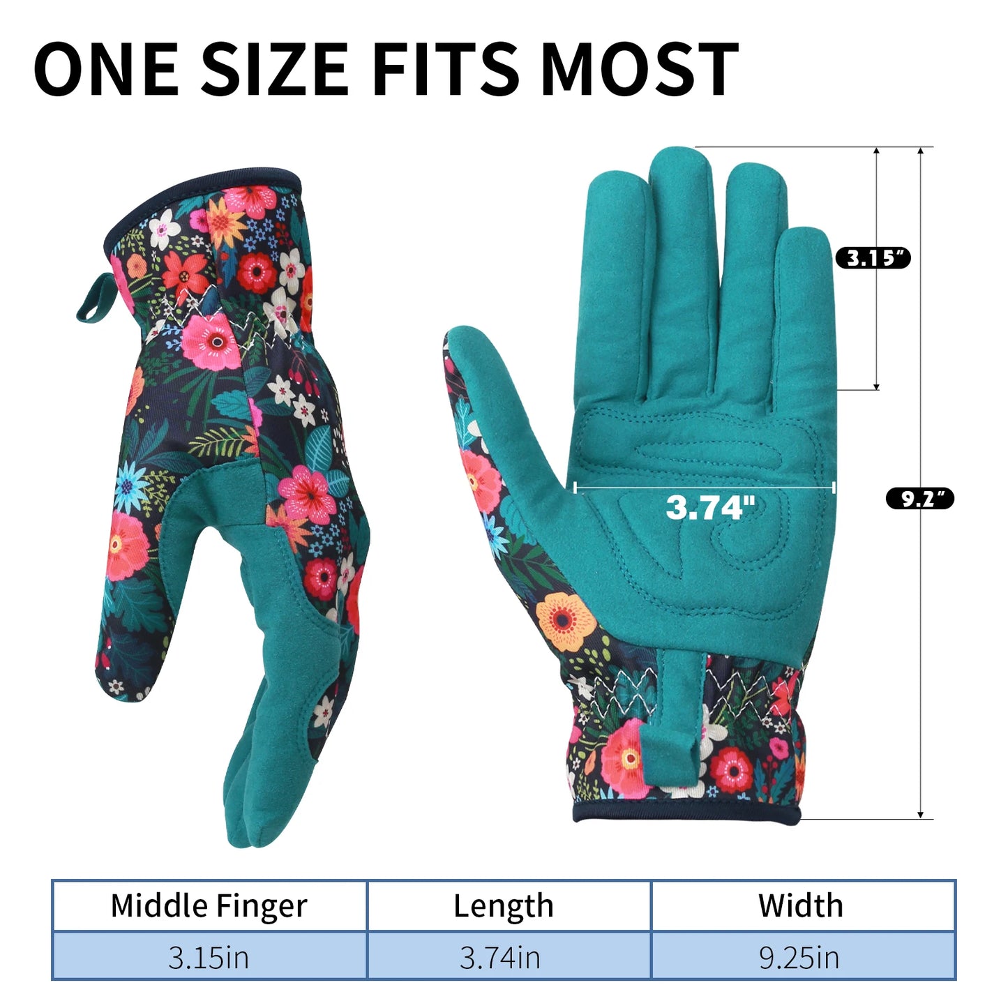 Guantes de jardinería para mujer - Flores