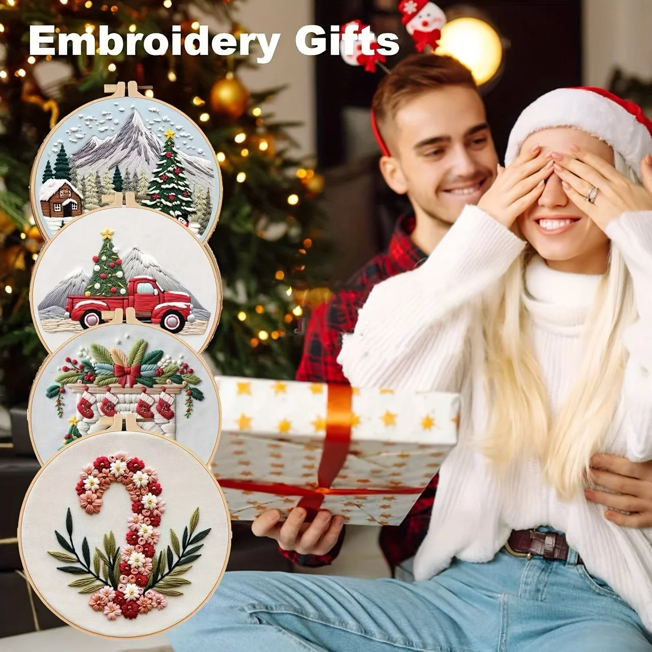 Ensemble de broderie série de noël