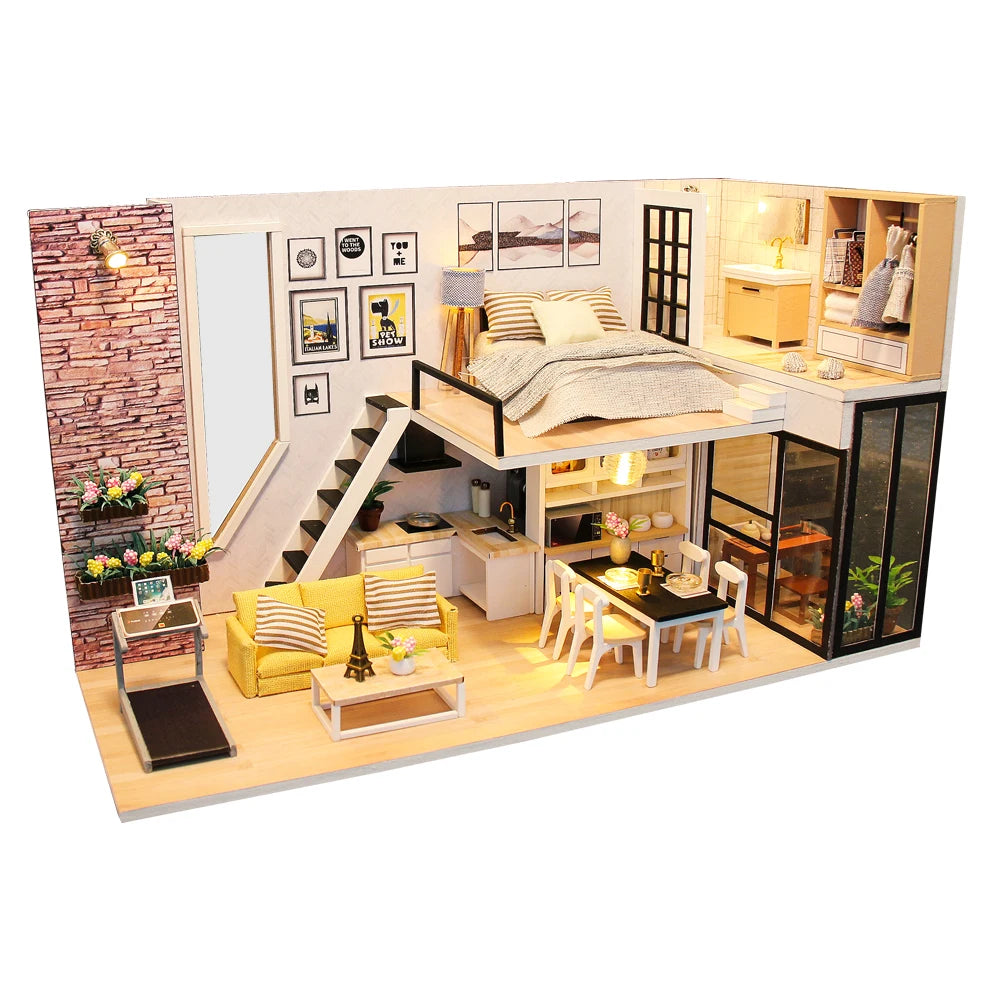 DIY Maquettes en  bois à assembler - maison de poupée _ Plusieurs modèles disponibles