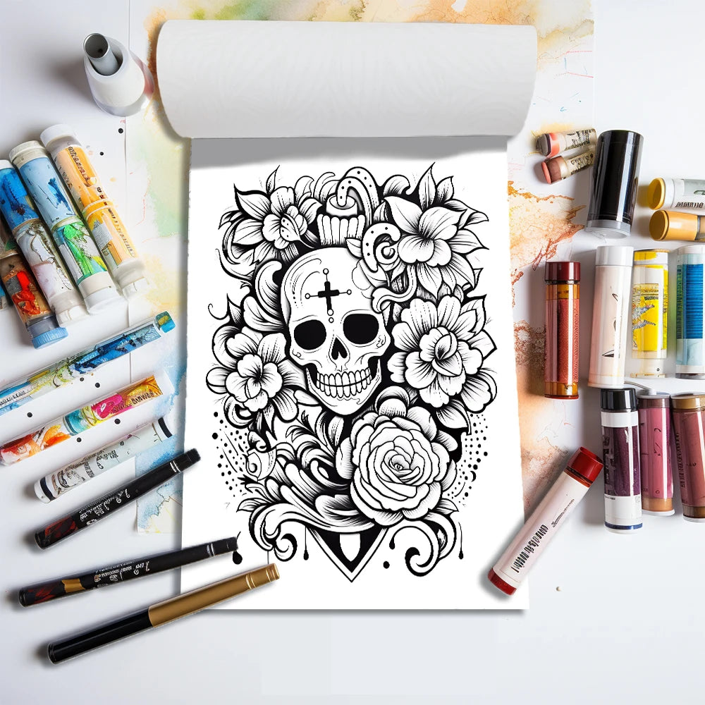 Livre de coloriage A4 pour adolescents