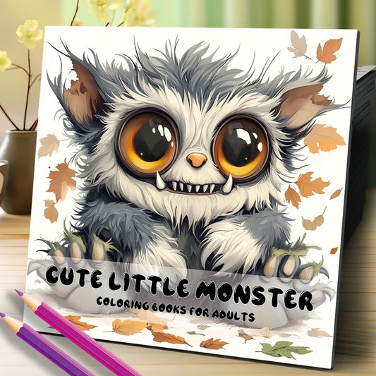 Livre de coloriage monstre mignon