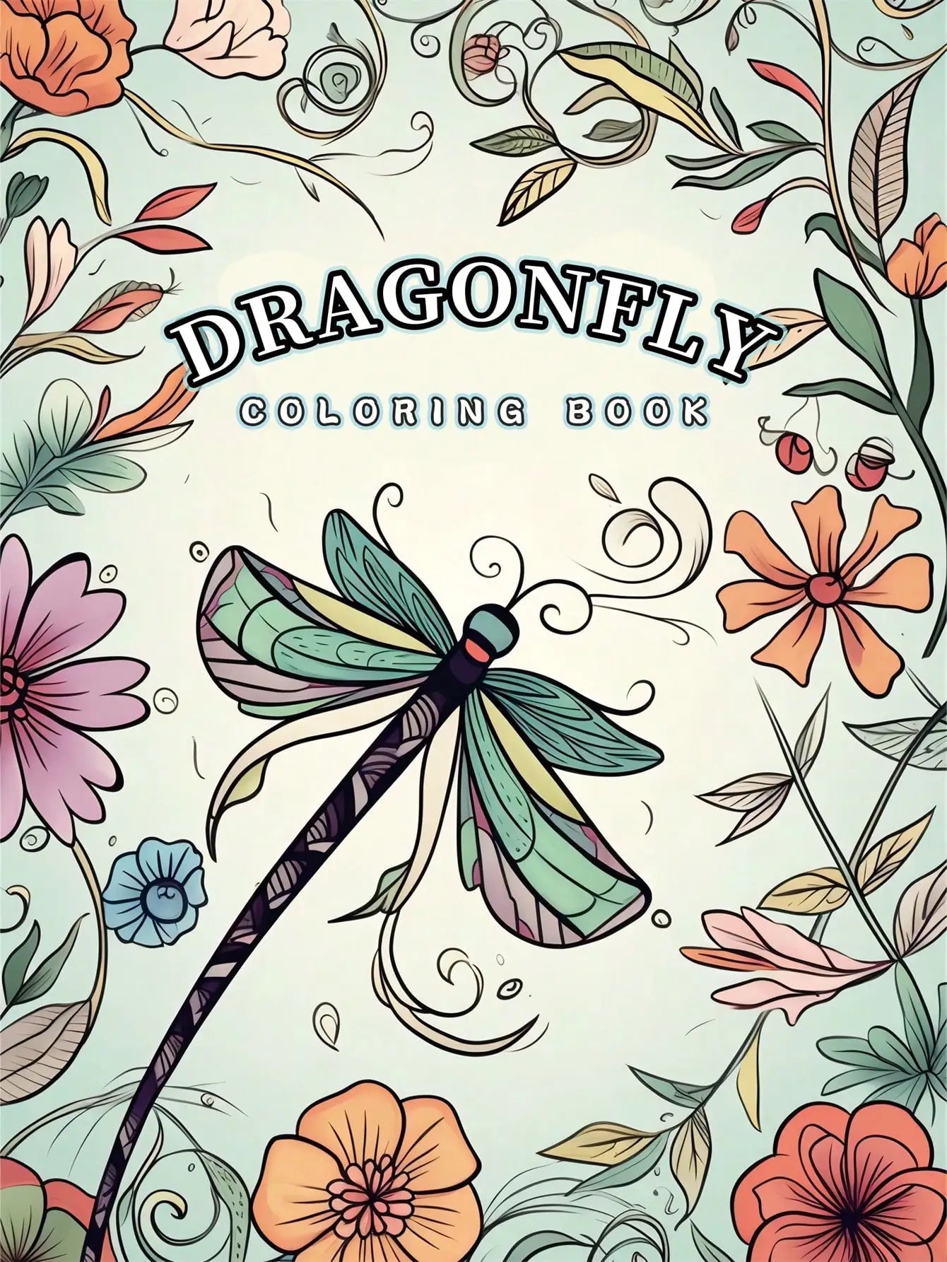 Dragonfly Anti-stress Coloring Book