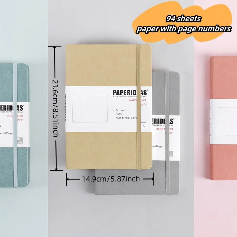 Bullet journal A5 tapa dura 188 páginas 100 g/m²