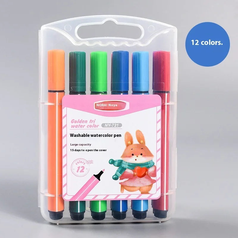 Set of washable felt-tip pens for children