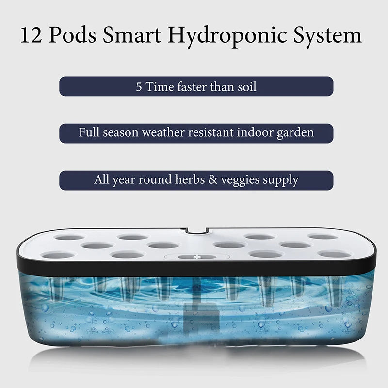 Système Hydroponique à 8 trous