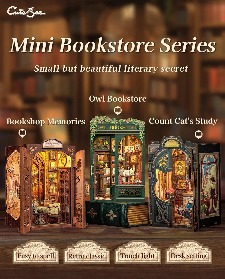 Biblioteca de miniaturas DIY