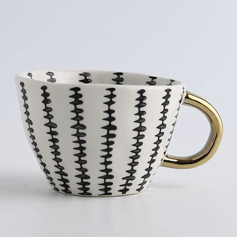 American style mug irregular geometry 100 or 330 ml