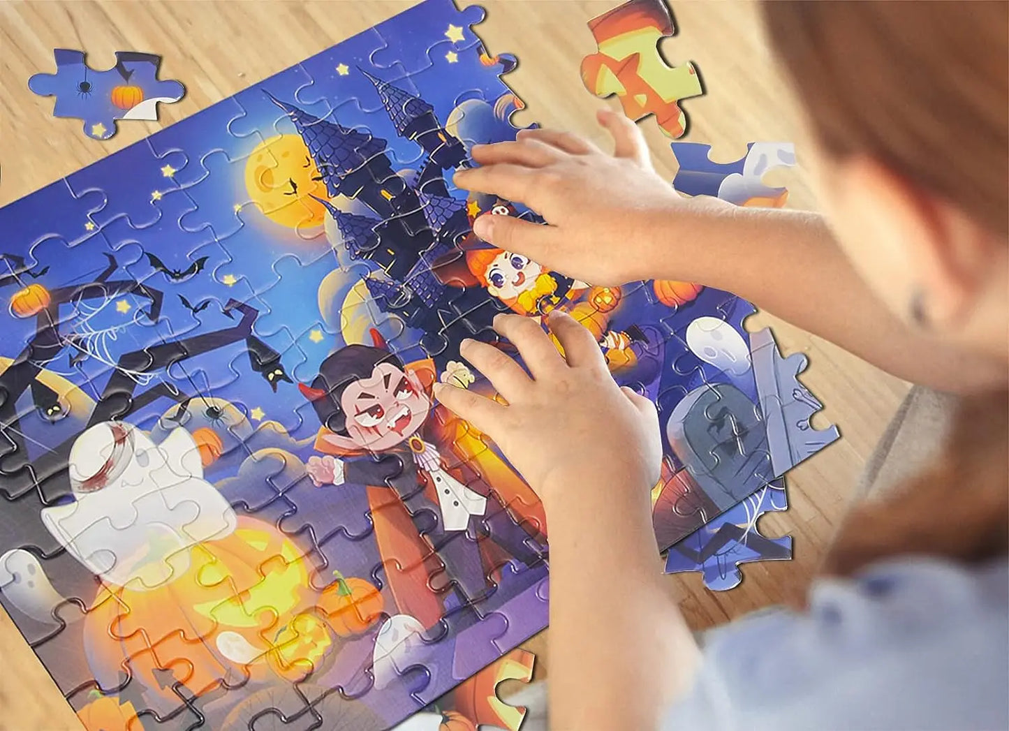 Happy Halloween 100 piece puzzle,