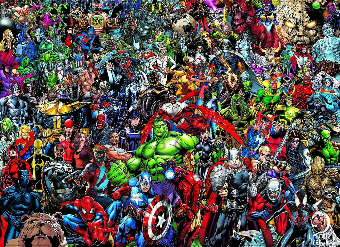 Puzzle Marvel Big Family