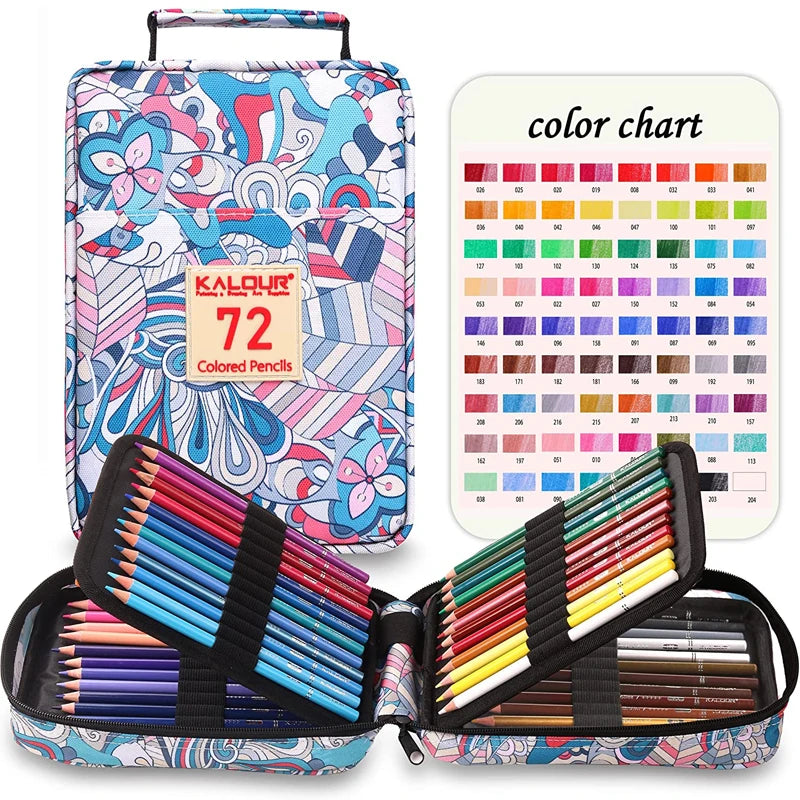 H&amp;B 72/120 Coloured Pencil Set