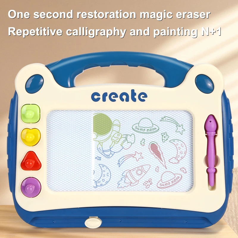 Magnetic drawing tablet for children