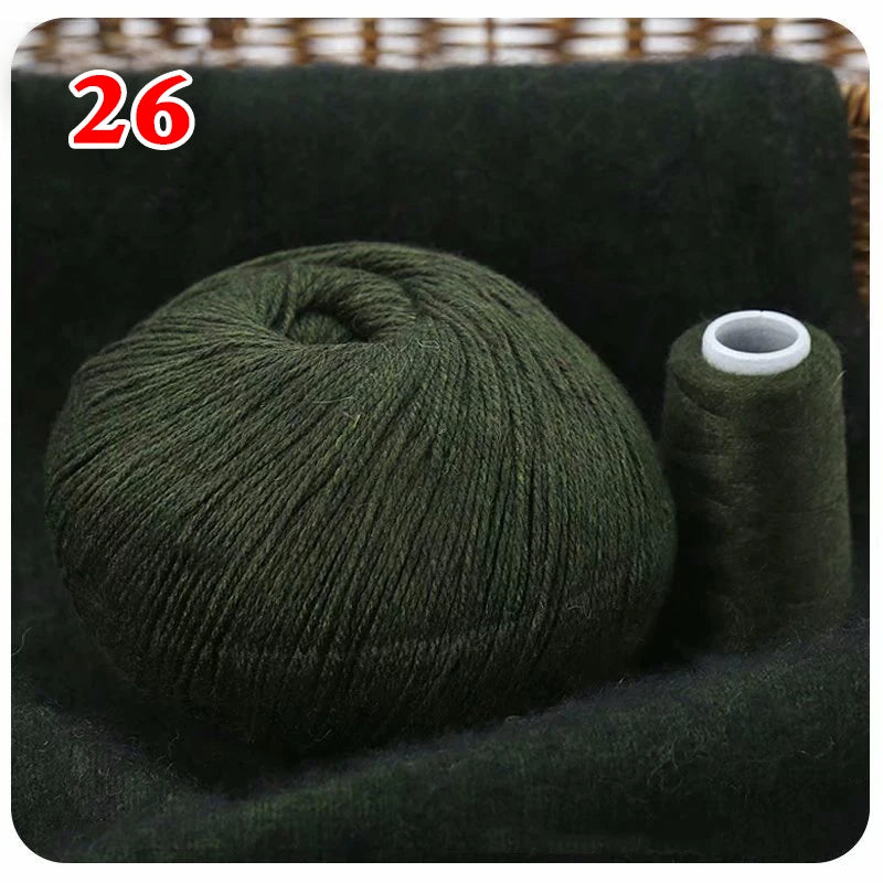 100% Mongolian cashmere wool ball 70gr Several colors available