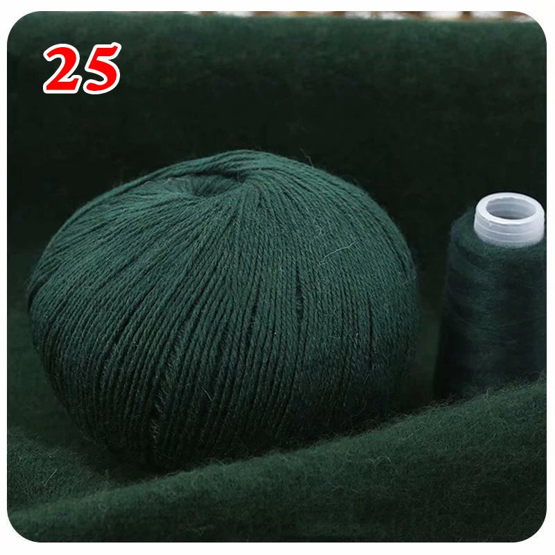 100% Mongolian cashmere wool ball 70gr Several colors available