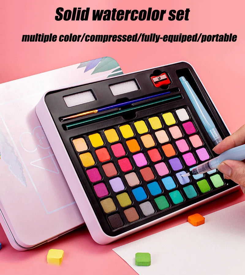 Aquarelle solide 48 Couleurs