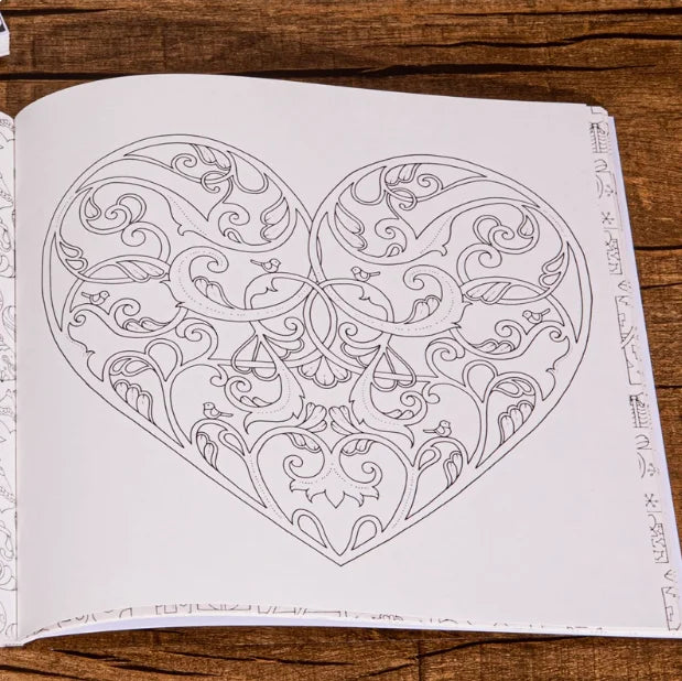 Christmas coloring book for adults, Johanna's Christmas