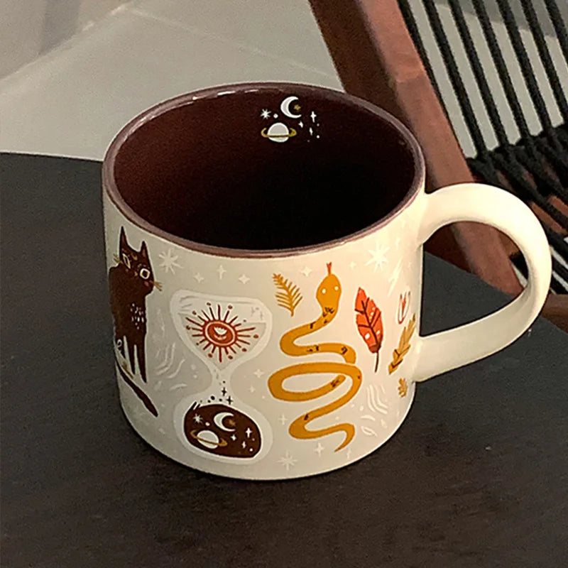 Tasse en céramique de grande capacité Magie