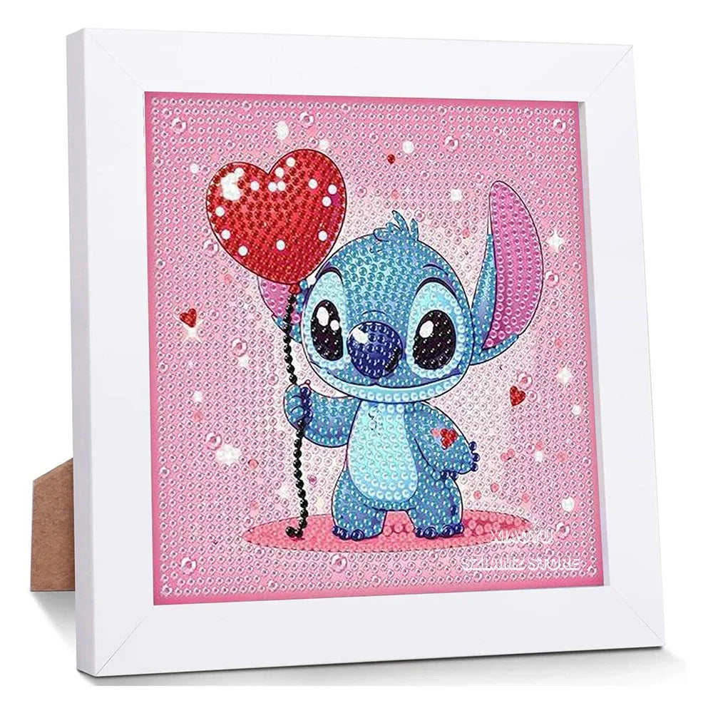 Stitch Diamond Paintings for Kids with Frame