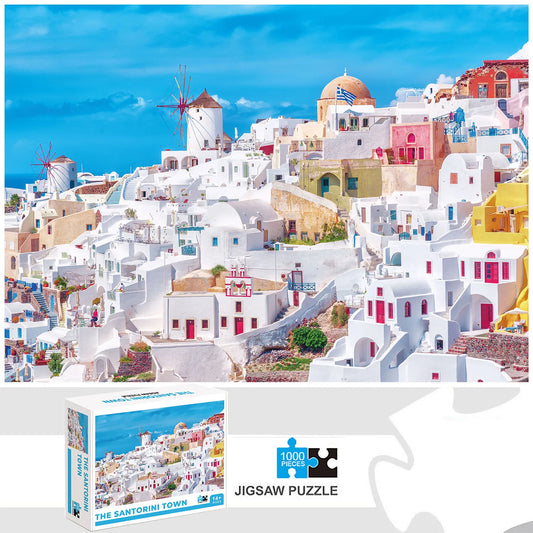 Puzzle de 1000 Pièces Santorini