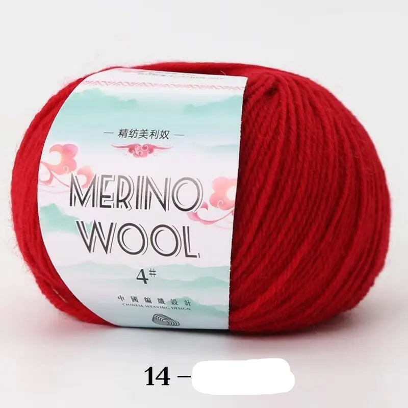 Pelote de laine Mérinos 50gr /130m vêtements de bébé