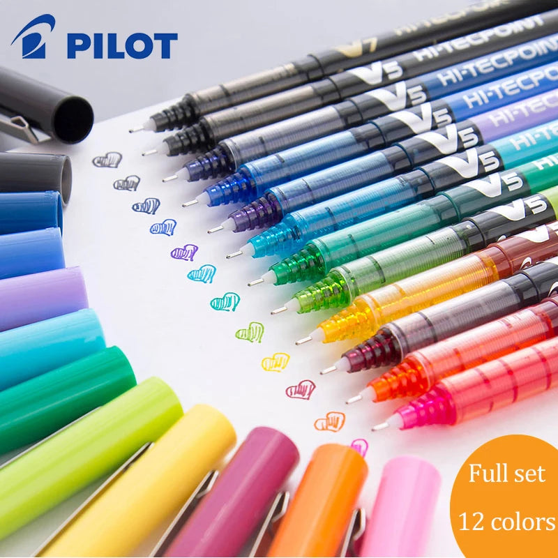 12 stylos style Pilot BX-V5 Gel 0.5mm