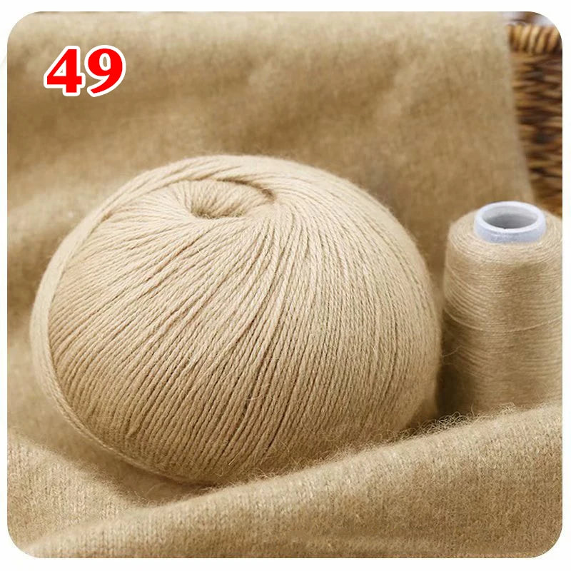 100% Mongolian cashmere wool ball 70gr Several colors available