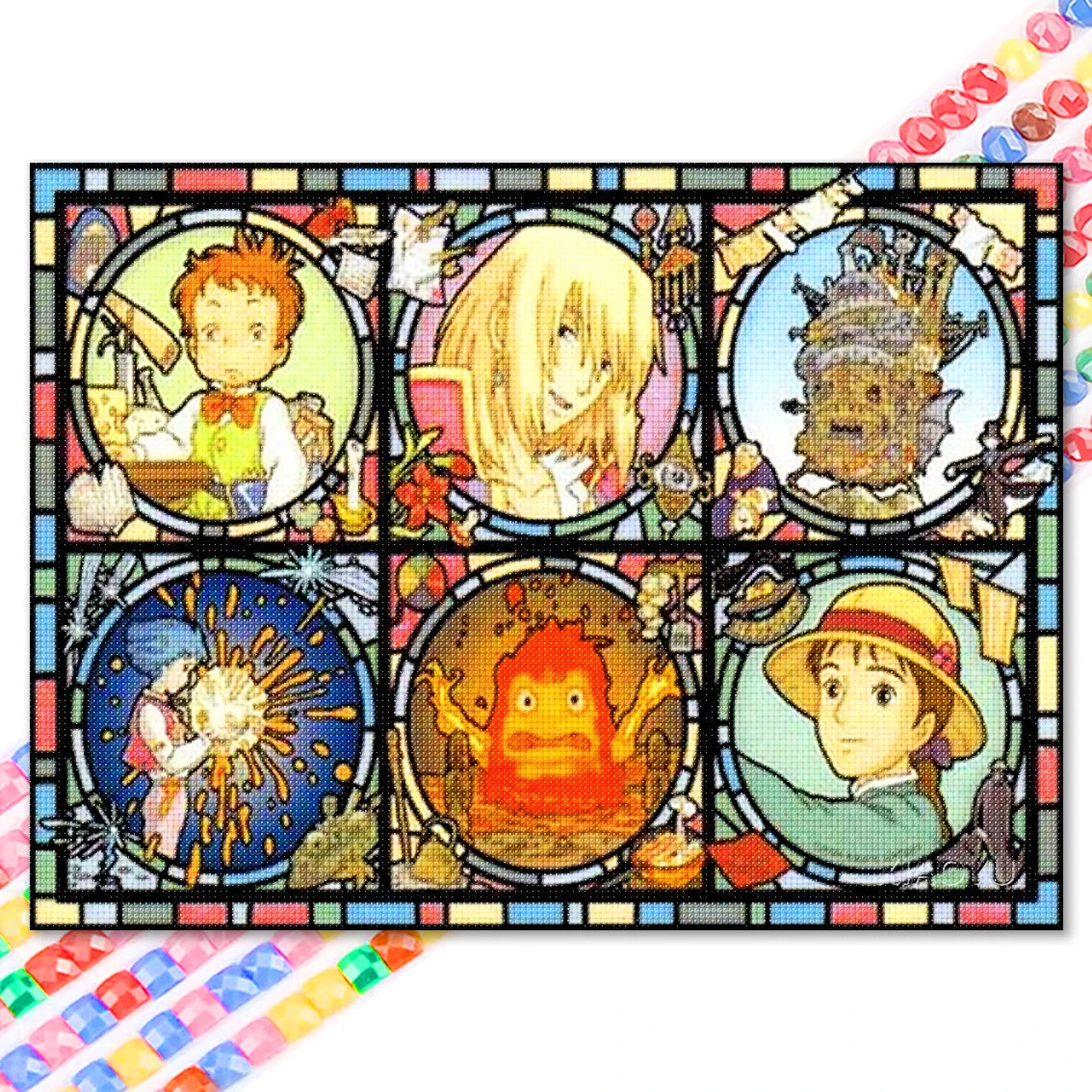 Kit de pintura de diamantes de anime japonés
