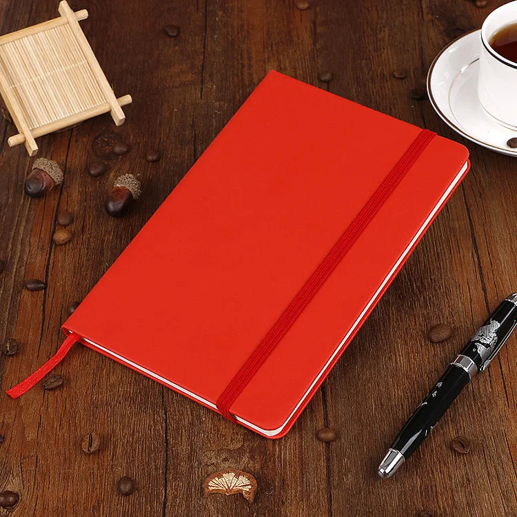 Notebook with elastic band