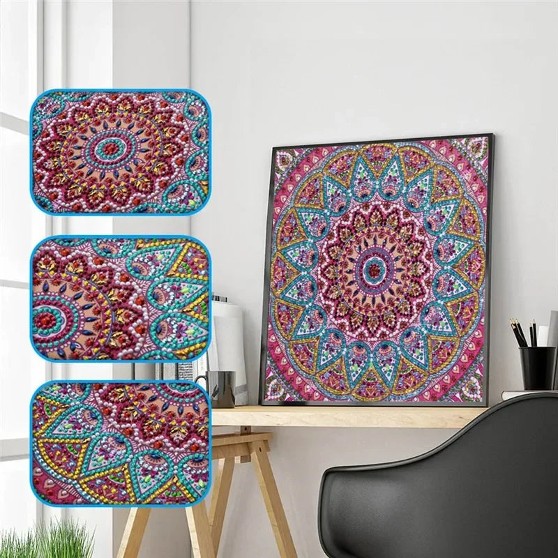 Pinturas de diamantes con mandalas