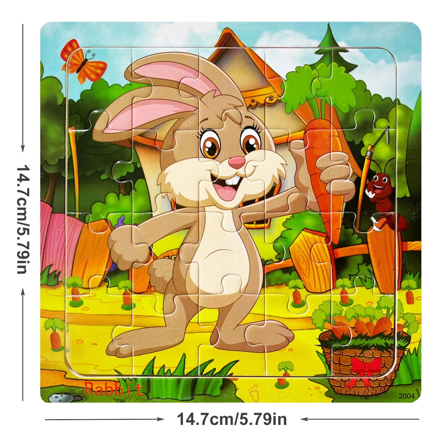 Puzzles en bois Pour enfant animaux ou moyens de transport