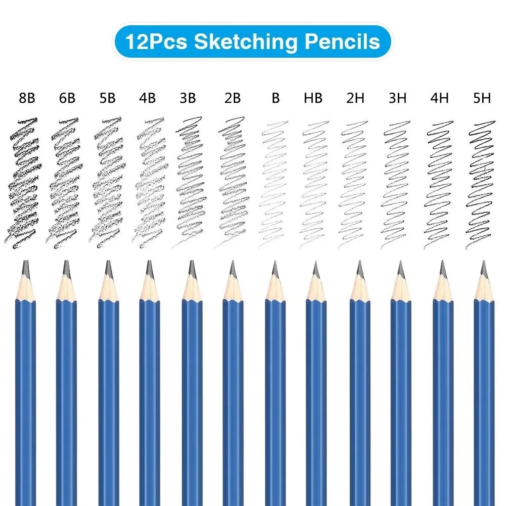 Ensemble de dessin professionnel 32 pièces