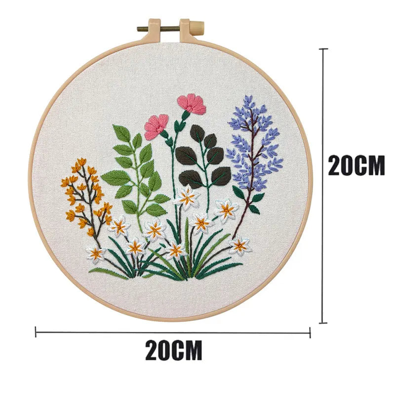 Hand embroidery kits cross stitch kit Flowers