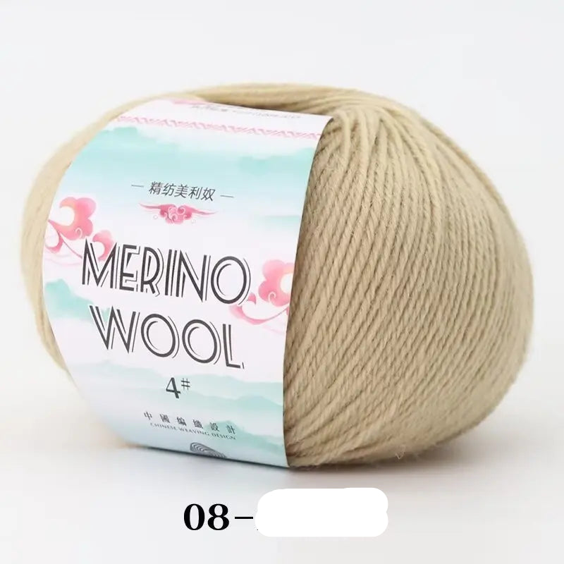 Ovillo de lana Merino 50gr/130m ropa bebe