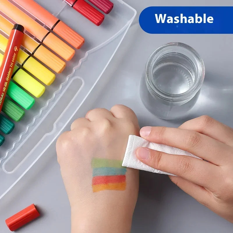 Set of washable felt-tip pens for children