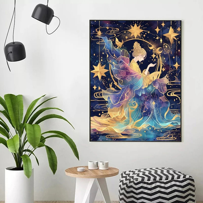 Peinture à diamants 5D fée anime
