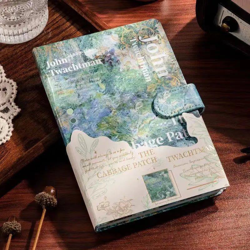 Preciosa libreta retro diseño Monet