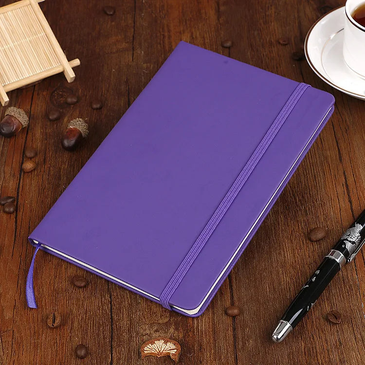 Notebook with elastic band