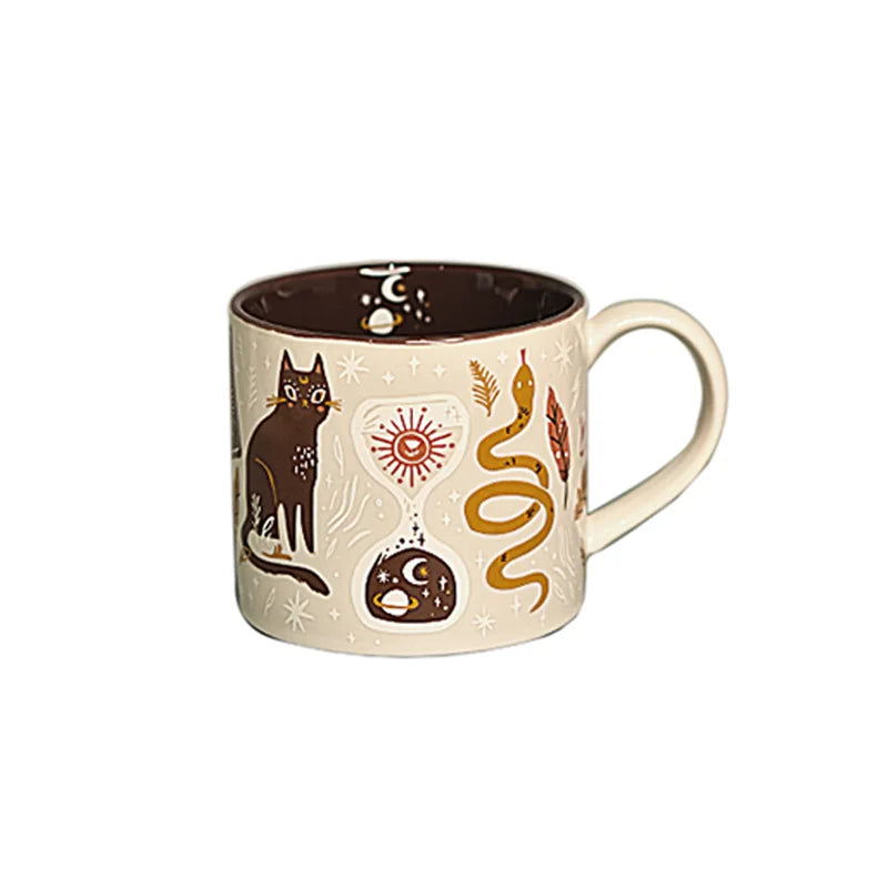 Tasse en céramique de grande capacité Magie