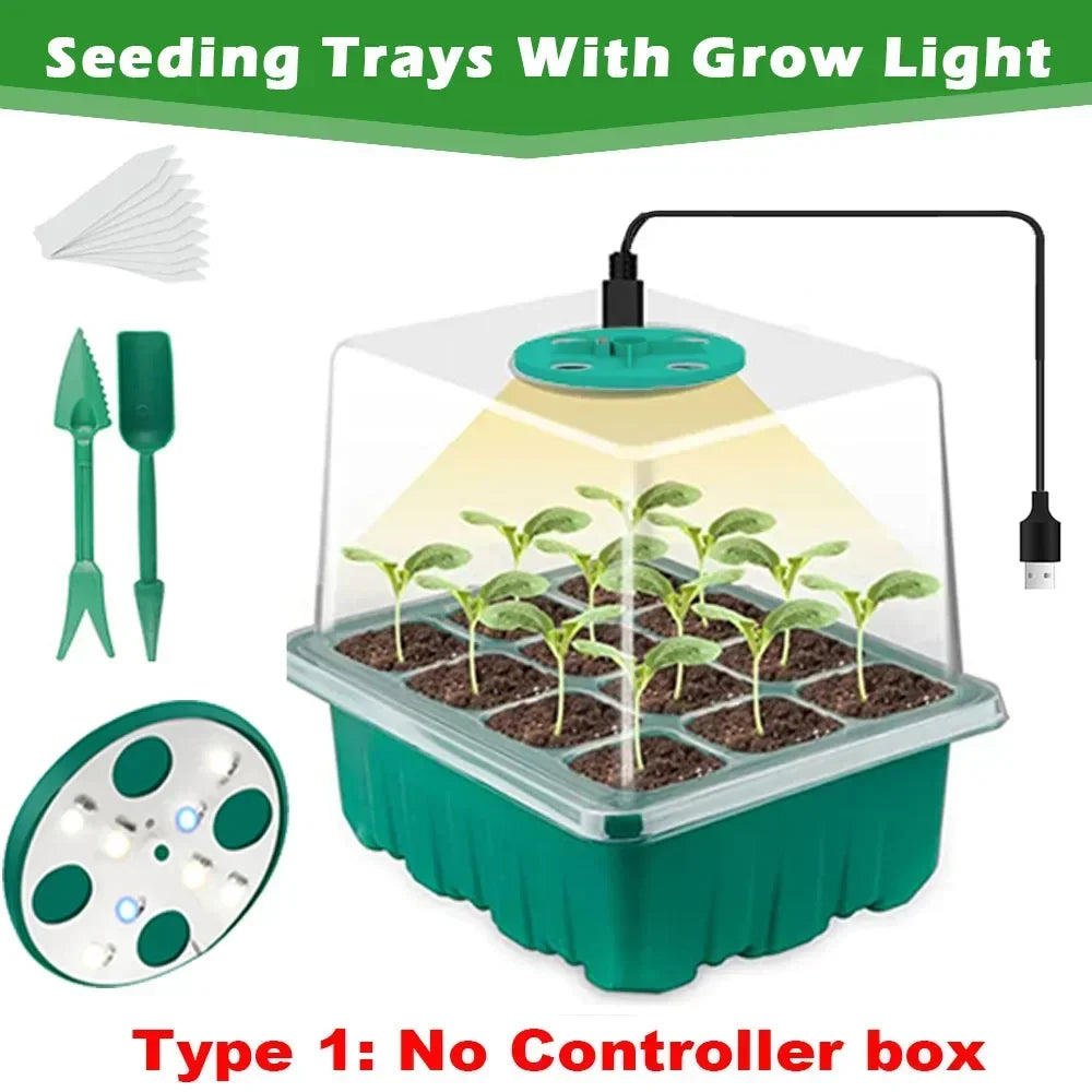 Mini Greenhouse for seedlings with lights